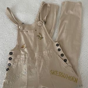 Anthropologie Women’s Tan Dungarees-Overalls